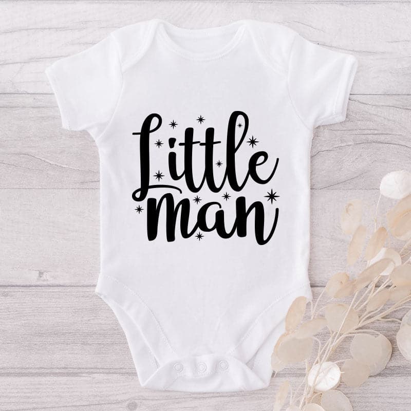 Little Man-Onesie-Best Gift For Babies-Adorable Baby Clothes-Clothes For Baby-Best Gift For Papa-Best Gift For Mama-Cute Onesie