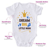 Dream Big Little Man Onesie - Funny Dream Big Little Man Onesie - Cute Onesie - Unique Baby Gift - Unisex Baby Gift - Funny Baby Clothes
