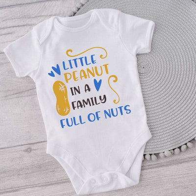 Little Peanut In A Family Full Of Nuts-Onesie-Baby Clothes-Adorable Baby Clothes-Best Gift For Babies-Funny Onesie