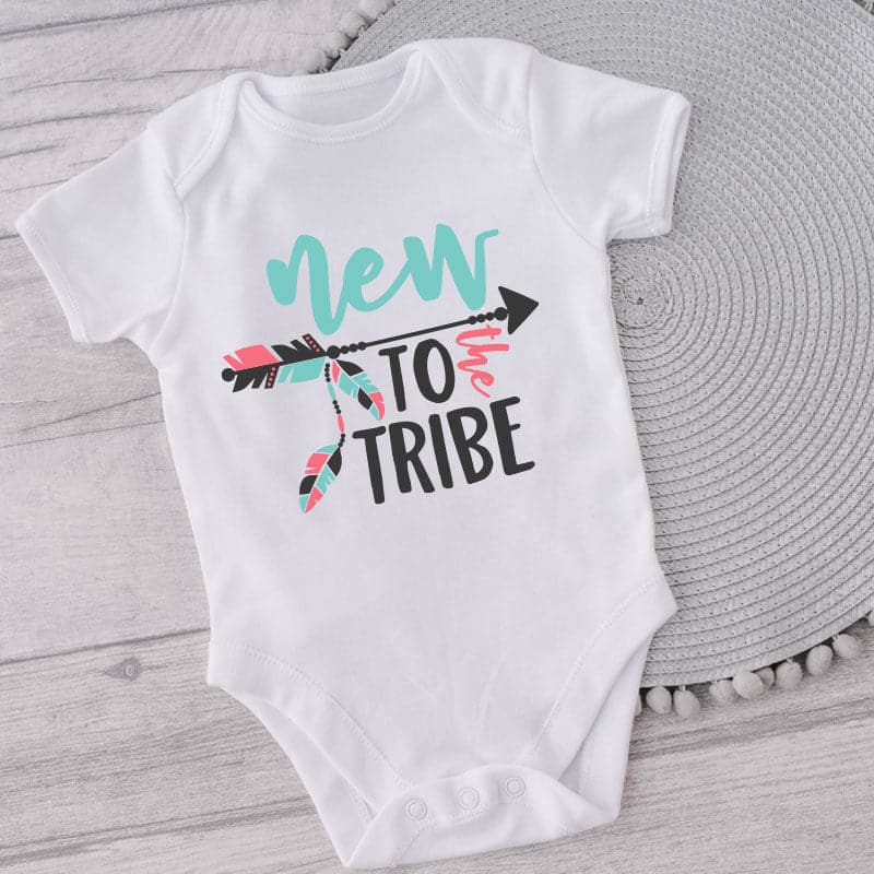 New To Tribe-Funny Onesie-Best Gift For Babies-Adorable Clothes-Clothes For Baby-Best Gift For Papa-Best Gift For Mama-Cute Onesie