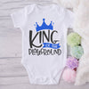 King Of The Playground-Funny Onesie-Best Gift For Babies-Adorable Clothes-Clothes For Baby-Best Gift For Papa-Best Gift For Mama-Cute Onesie