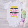 I Am Proof God Answers Prayers -Onesie-Best Gift For Babies-Adorable Clothes-Clothes For Baby-Best Gift For Papa-Best Gift For Mama-Cute Onesie