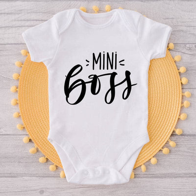 Mini Boss-Onesie-Best Gift For Babies-Adorable Clothes-Clothes For Baby-Best Gift For Papa-Best Gift For Mama-Cute Onesie