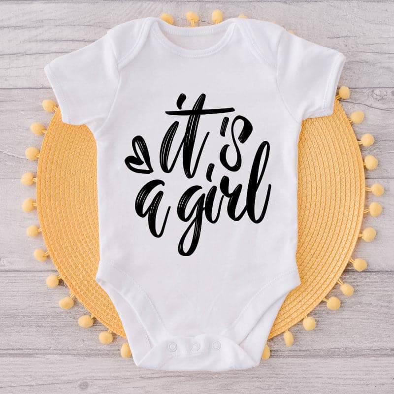 It's A Girl-Onesie-Adorable Baby Clothes-Clothes For Baby-Best Gift For Papa-Best Gift For Mama-Cute Onesie