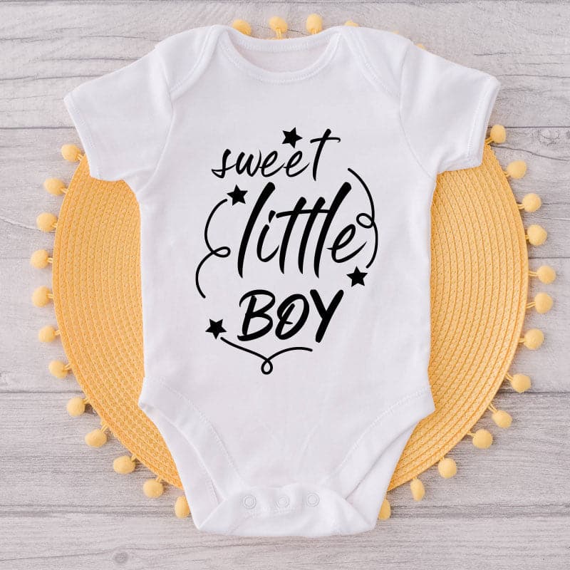 Sweet Little Boy-Onesie-Best Gift For Babies-Adorable Baby Clothes-Clothes For Baby Boy-Best Gift For Papa-Best Gift For Mama-Cute Onesie