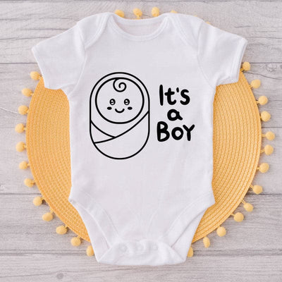 It's A Boy-Onesie-Best Gift For Babies-Adorable Baby Clothes-Clothes For Baby-Best Gift For Papa-Best Gift For Mama-Cute Onesie