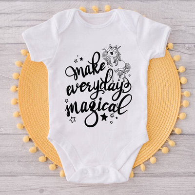 Make Everyday Magical-Onesie-Best Gift For Babies-Adorable Baby Clothes-Clothes For Baby-Best Gift For Papa-Best Gift For Mama-Cute Onesie