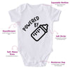 Powered By-Funny Onesie-Best Gift For Babies-Adorable Baby Clothes-Clothes For Baby-Best Gift For Papa-Best Gift For Mama-Cute Onesie