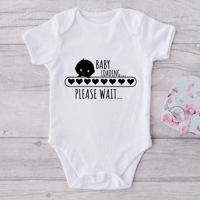 Baby Loading Please Wait-Funny-Onesie-Best Gift for Babies-Adorable Baby Clothes-Clothes for Baby-Best Gift for Papa-Best Gift for Mama-Cute Onesie 12