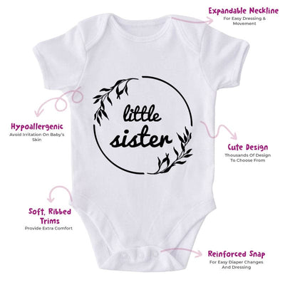 Little Sister-Onesie-Best Gift For Babies-Adorable Baby Clothes-Clothes For Baby-Best Gift For Papa-Best Gift For Mama-Cute Onesie