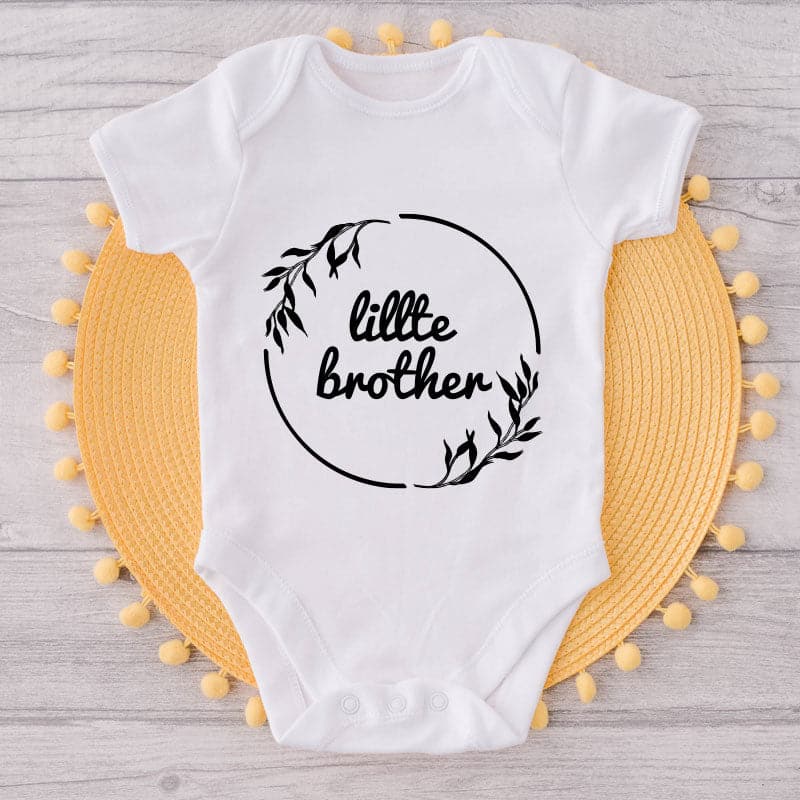 Little Brother-Onesie-Best Gift For Babies-Adorable Baby Clothes-Clothes For Baby-Best Gift For Papa-Best Gift For Mama-Cute Onesie