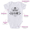 You Are My Love-Onesie-Best Gift For Babies-Adorable Baby Clothes-Clothes For Baby-Best Gift For Papa-Best Gift For Mama-Cute Onesie