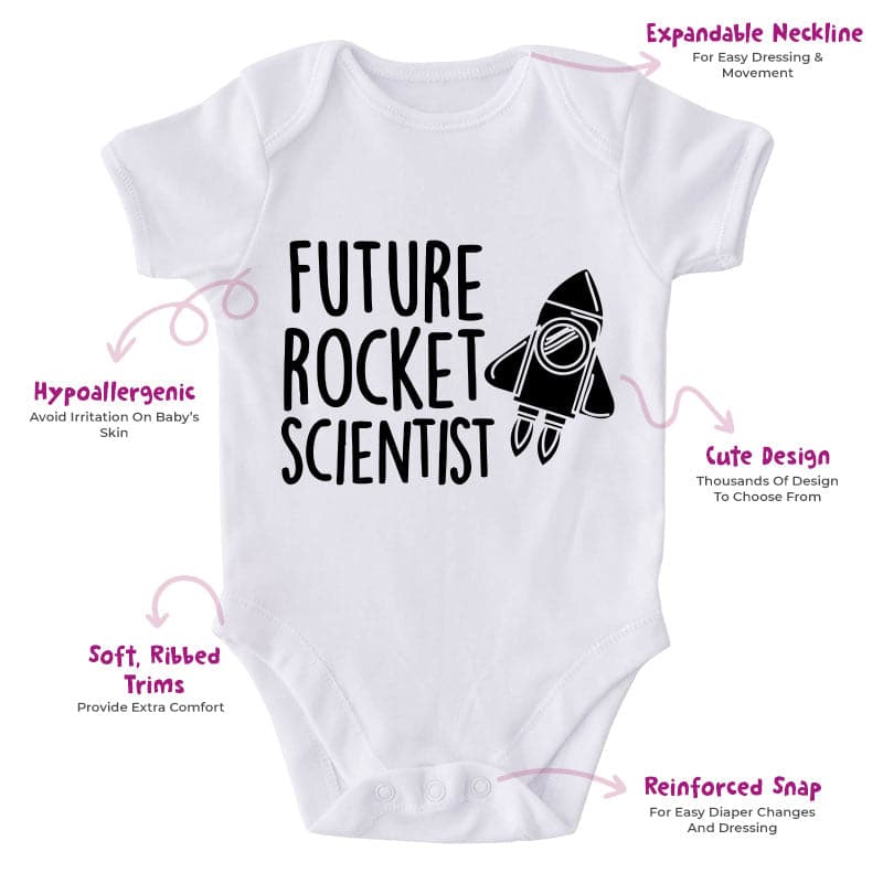 Future Rocket Scientist-Onesie-Best Gift For Babies-Adorable Baby Clothes-Clothes For Baby-Best Gift For Papa-Best Gift For Mama-Cute Onesie