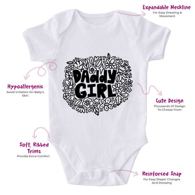 Daddy Girl-Onesie-Best Gift For Babies-Adorable Baby Clothes-Clothes For Baby Girl-Best Gift For Papa-Best Gift For Mama-Cute Onesie