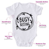 Busy Nesting-Funny Onesie-Best Gift For Babies-Adorable Baby Clothes-Clothes For Baby-Best Gift For Papa-Best Gift For Mama-Cute Onesie