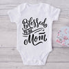 Blessed To Be Mom-Onesie-Best Gift For Babies-Adorable Baby Clothes-Clothes For Baby-Best Gift For Papa-Best Gift For Mama-Cute Onesie