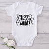 Guess What?-Onesie-Best Gift For Babies-Adorable Baby Clothes-Clothes For Baby-Best Gift For Papa-Best Gift For Mama-Cute Onesie