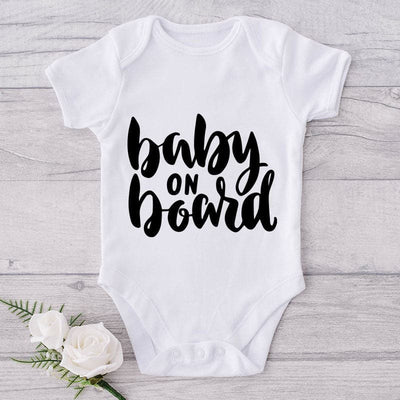 Baby On Board-Funny Onesie-Best Gift For Babies-Adorable Baby Clothes-Clothes For Baby-Best Gift For Papa-Best Gift For Mama-Cute Onesie