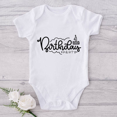 Birthday Party-Onesie-Best Gift For Babies-Adorable Baby Clothes-Clothes For Baby-Best Gift For Papa-Best Gift For Mama-Cute Onesie
