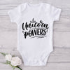 Unicorn Powers-Funny Onesie-Best Gift For Babies-Adorable Baby Clothes-Clothes For Baby-Best Gift For Papa-Best Gift For Mama-Cute Onesie