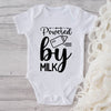 Powered By Milk-Funny Onesie-Best Gift For Babies-Adorable Baby Clothes-Clothes For Baby-Best Gift For Papa-Best Gift For Mama-Cute Onesie