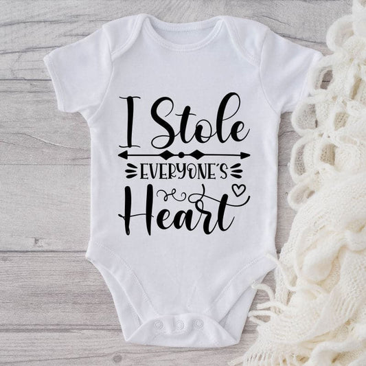 I Stole Everyone's Heart-Onesie-Best Gift For Babies-Adorable Baby Clothes-Clothes For Baby-Best Gift For Papa-Best Gift For Mama-Cute Onesie