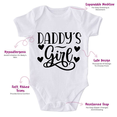 Daddy's Girl-Onesie-Best Gift For Babies-Adorable Baby Clothes-Clothes For Baby-Best Gift For Papa-Best Gift For Mama-Cute Onesie