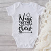 New To The Crew-Funny Onesie-Best Gift For Babies-Adorable Baby Clothes-Clothes For Baby-Best Gift For Papa-Best Gift For Mama-Cute Onesie
