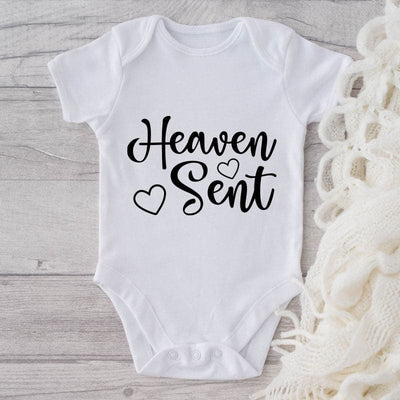 Heaven Sent-Onesie-Best Gift For Babies-Adorable Baby Clothes-Clothes For Baby-Best Gift For Papa-Best Gift For Mama-Cute Onesie