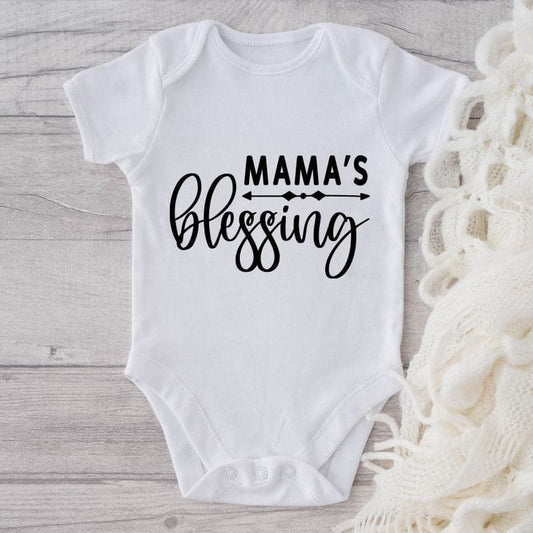 Mama's Blessing-Onesie-Best Gift For Babies-Adorable Baby Clothes-Clothes For Baby-Best Gift For Papa-Best Gift For Mama-Cute Onesie