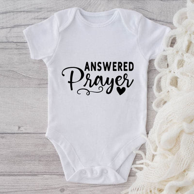Answered Prayer-Onesie-Best Gift For Babies-Adorable Baby Clothes-Clothes For Baby-Best Gift For Papa-Best Gift For Mama-Cute Onesie