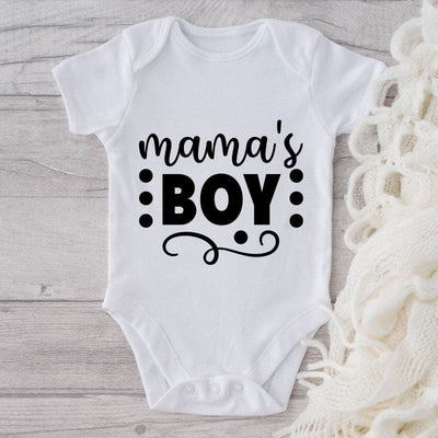 Mamas Boy-Onesie-Best Gift For Babies-Adorable Baby Clothes-Clothes For Baby-Best Gift For Papa-Best Gift For Mama-Cute Onesie