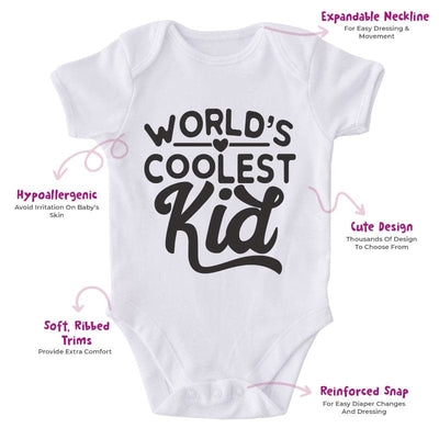 World's Coolest Kid-Onesie-Best Gift For Babies-Adorable Baby Clothes-Clothes For Baby-Best Gift For Papa-Best Gift For Mama-Cute Onesie