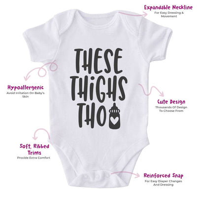 These Thighs Tho-Onesie-Best Gift For Babies-Adorable Baby Clothes-Clothes For Baby-Best Gift For Papa-Best Gift For Mama-Cute Onesie