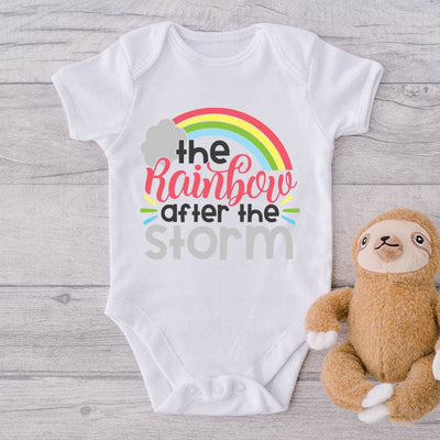 The Rainbow After The Storm-Onesie-Best Gift For Babies-Adorable Baby Clothes-Clothes For Baby-Best Gift For Papa-Best Gift For Mama-Cute Onesie