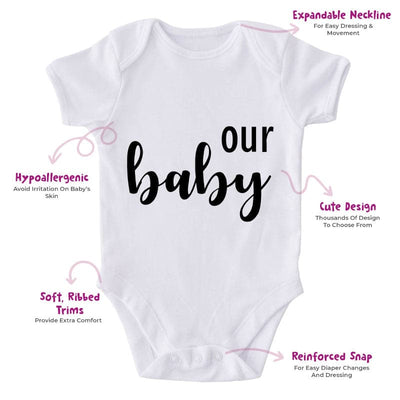 Our Baby-Onesie-Adorable Baby Clothes-Clothes For Baby-Best Gift For Papa-Best Gift For Mama-Cute Onesie
