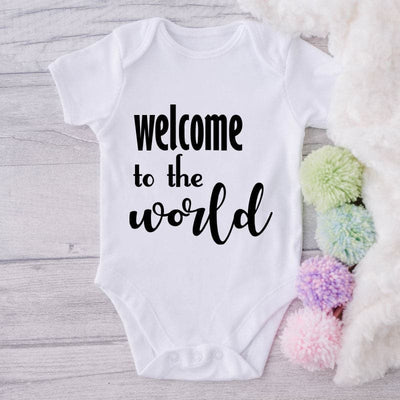 Welcome To The World-Onesie-Best Gift For Babies-Adorable Baby Clothes-Clothes For Baby-Best Gift For Papa-Best Gift For Mama-Cute Onesie