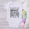 A Baby Is A Gift Unwrapped That Should Only Be Given With Love-Onesie-Best Gift For Babies-Adorable Baby Clothes-Clothes For Baby-Best Gift For Papa-Best Gift For Mama-Cute Onesie