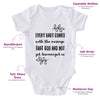 Every Baby With The Message That God Has Not Yet Discouraged Us -Onesie-Best Gift For Babies-Adorable Baby Clothes-Clothes For Baby-Best Gift For Papa-Best Gift For Mama-Cute Onesieift For Papa-Best Gift For Mama-Cute Onesie
