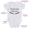 Dream Big Little One-Onesie-Adorable Baby Clothes-Clothes For Baby-Best Gift For Papa-Best Gift For Mama-Cute Onesie