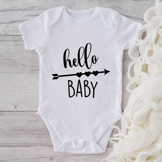 Hello Baby-Onesie-Adorable Baby Clothes-Clothes For Baby-Best Gift For Papa-Best Gift For Mama-Cute Onesie