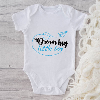 Dream Big Little Boy-Onesie-Adorable Baby Clothes-Clothes For Baby-Best Gift For Papa-Best Gift For Mama-Cute Onesie