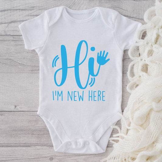 Hi I'm New Here-Onesie-Adorable Baby Clothes-Clothes For Baby-Best Gift For Papa-Best Gift For Mama-Cute Onesie
