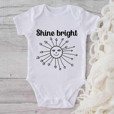 Shine Bright-Onesie-Adorable Baby Clothes-Clothes For Baby-Best Gift For Papa-Best Gift For Mama-Cute Onesie
