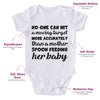 No One Can Hit A Moving Target More Accurately Than  A Mother Spoon Feeding Her Baby-Onesie-Adorable Baby Clothes-Clothes For Baby-Best Gift For Papa-Best Gift For Mama-Cute Onesie