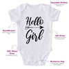 Hello Girl-Onesie-Adorable Baby Clothes-Clothes For Baby-Best Gift For Papa-Best Gift For Mama-Cute Onesie