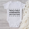 Having A Baby Is Like Having Heaven In The Palm Of Your Hands-Onesie-Adorable Baby Clothes-Clothes For Baby-Best Gift For Papa-Best Gift For Mama-Cute Onesie