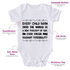 Every Child Born Into The World Is A New Thought Of God An Ever Fresh And Radiant Possibility-Onesie-Adorable Baby Clothes-Clothes For Baby-Best Gift For Papa-Best Gift For Mama-Cute Onesie