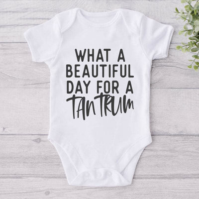 What A Beautiful Day For A Tantrum-Onesie-Adorable Baby Clothes-Clothes For Baby-Best Gift For Papa-Best Gift For Mama-Cute Onesie