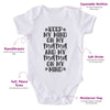 Keep My Mind On My Mama And My Mama On My Mind-Funny Onesie-Adorable Baby Clothes-Clothes For Baby-Best Gift For Papa-Best Gift For Mama-Cute Onesie